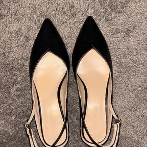 Chic Black Women's Slingback Shoes